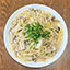 きのことベーコンのパスタ