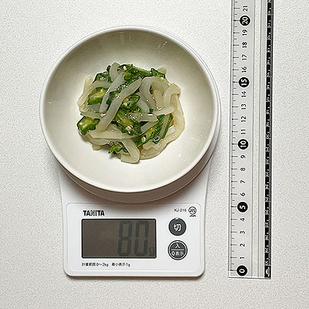 中鉢1皿分のいかおくら