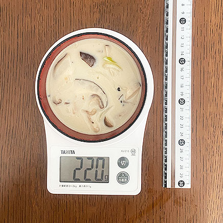 きのこの豆乳スープ - カロリー/栄養成分/計算 | カロリーSlism