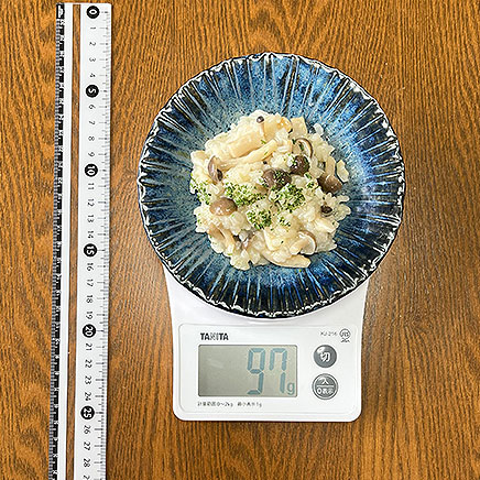 小皿1皿分のきのこの和風リゾット