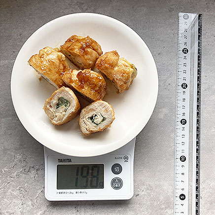 大皿１皿分のささみ大葉チーズ