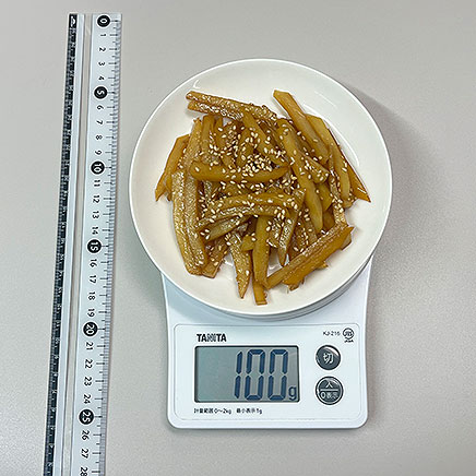 中皿(小)1皿分のじゃがいものきんぴら