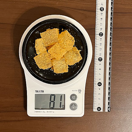 小皿1皿分のゼラチンのわらび餅