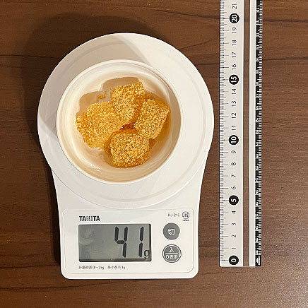 豆鉢1杯分のゼラチンのわらび餅