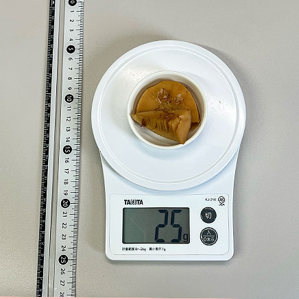 豆皿1皿分のたけのこの煮物