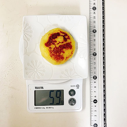 1個分のチーズいももち