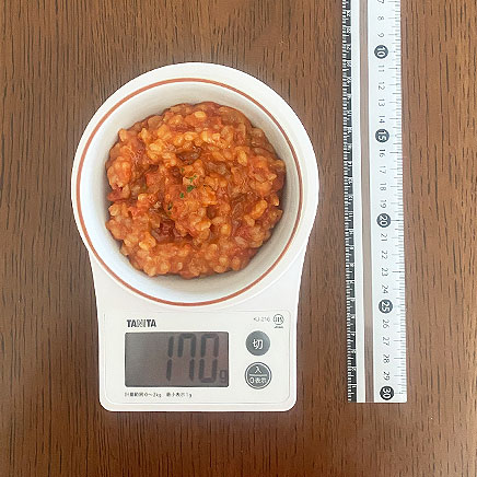 茶椀1杯分のトマトチーズリゾット