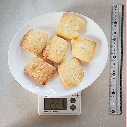 6個分のチーズスコーン