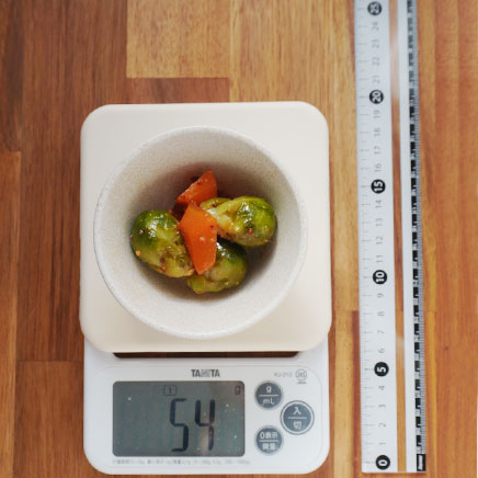 小鉢1杯分の芽キャベツサラダ