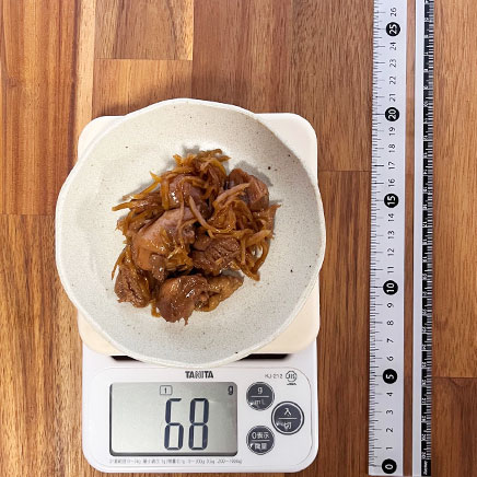 深皿（小）1皿分の鶏肉のしぐれ煮