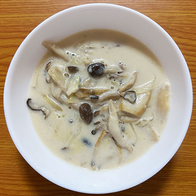 きのこクリームスープ