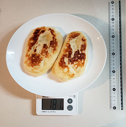 2枚分のバターナン