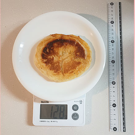 1枚分のハニーチーズナン