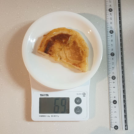 1/2枚分のハニーチーズナン