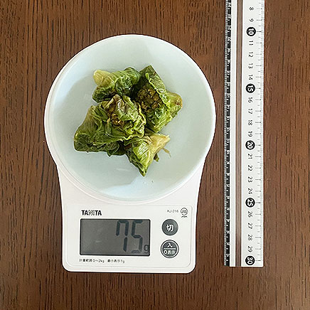 中皿1皿分のふきのとうのおひたし