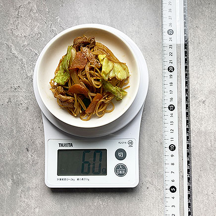 小皿（小）1皿分のビーフン焼きそば