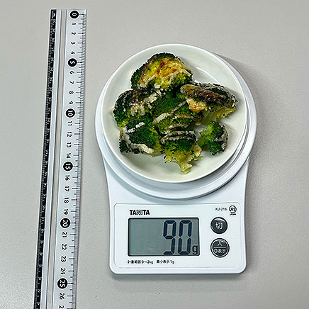 小皿1皿分のブロッコリーのマヨネーズ焼き