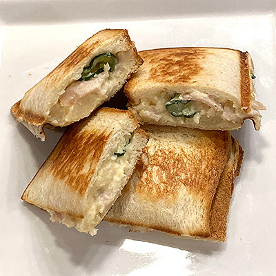 ポテトサラダのホットサンド