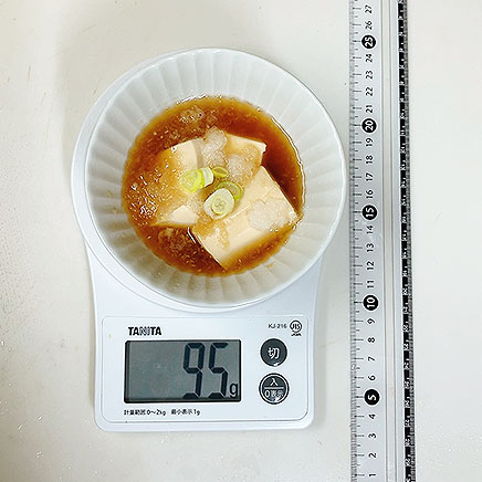 小皿1皿分のみぞれ煮豆腐