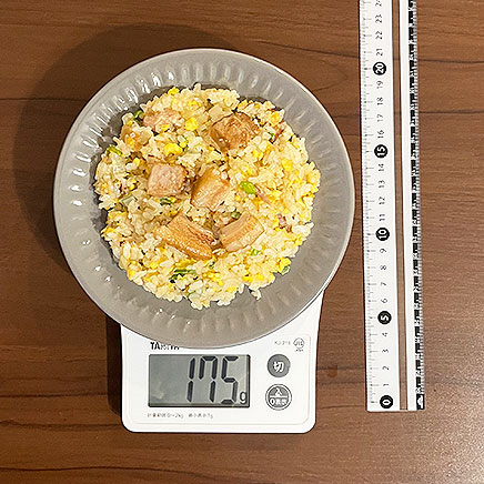 小皿1皿分の角煮チャーハン