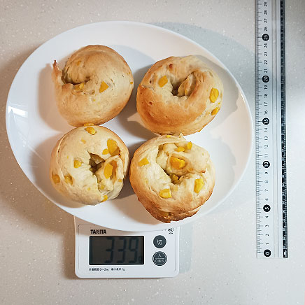 4個分の栗ベーグル