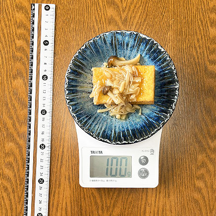 小皿1皿分の厚揚げのきのこあんかけ