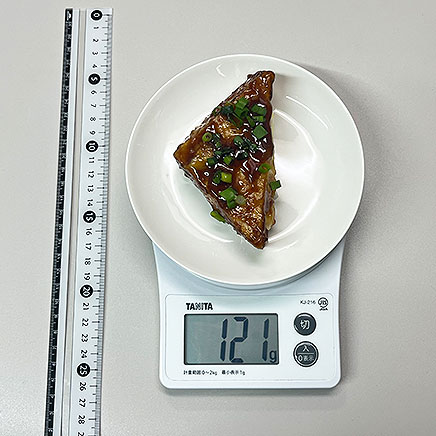 1/2個分の厚揚げの大葉チーズサンド