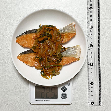 鮭2切れ分の甘酢あんかけ