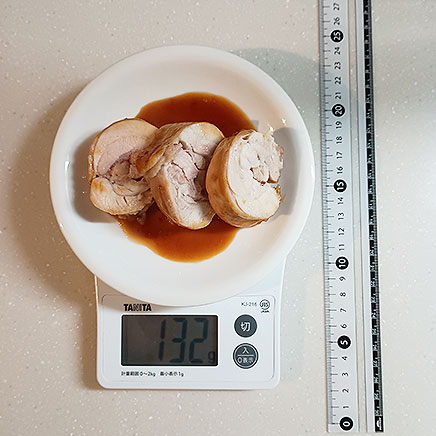 1/2本分の照り焼きチキンロール