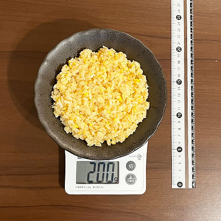 中皿（小）1皿分の醤油チャーハン