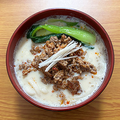 豆乳坦々うどん