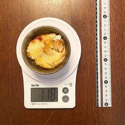 小鉢1杯分の豆腐とキムチのチーズグラタン