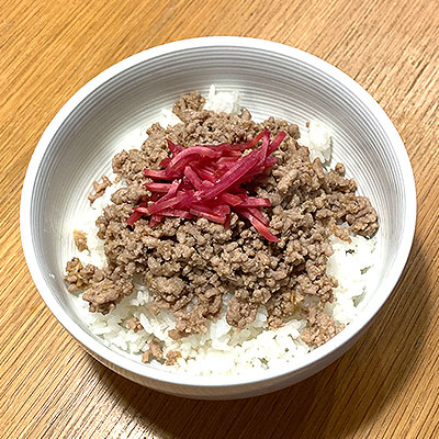 豚そぼろ丼