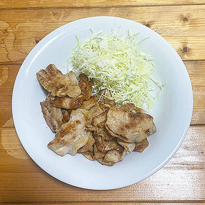 豚もも肉の生姜焼き