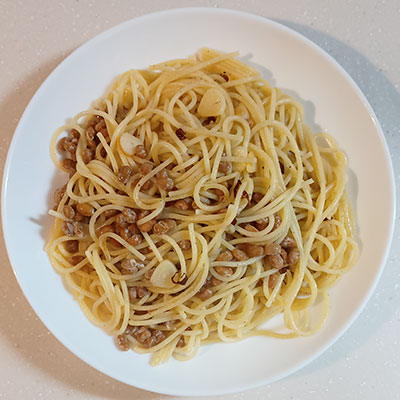 納豆ペペロンチーノ