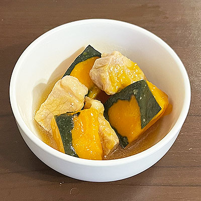 豚肉とかぼちゃの煮物