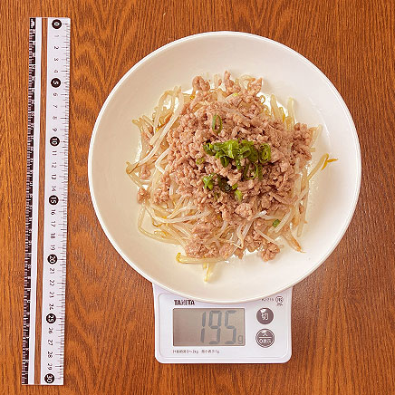 大皿1皿分の肉味噌もやし