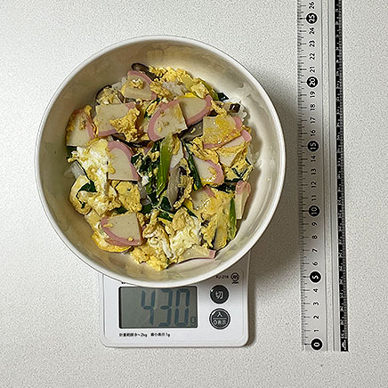 丼1杯分の木の葉丼