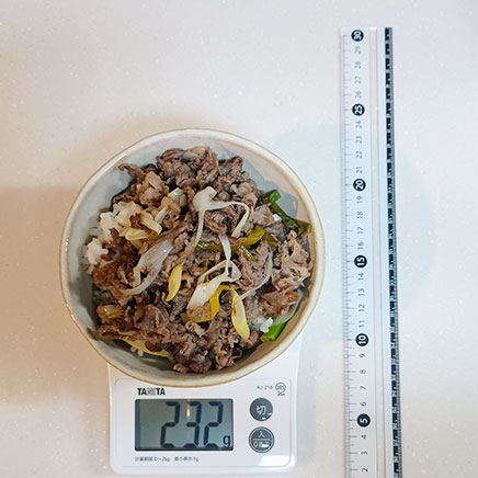 小丼1杯分のねぎ塩レモン牛丼