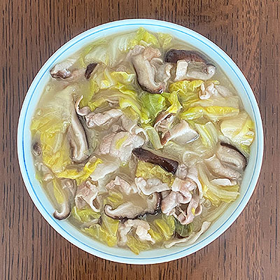白菜と豚肉のうま煮