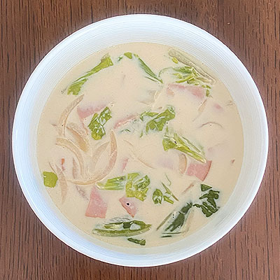 白菜のミルクスープ