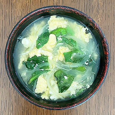 アイスプラントのスープ