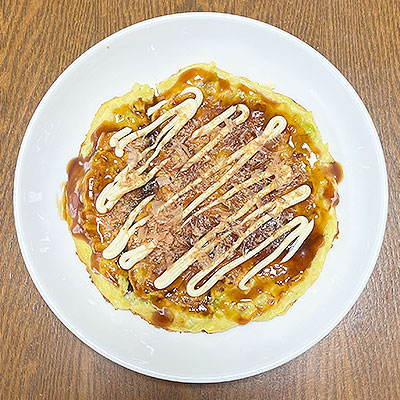 おからパウダーのお好み焼き