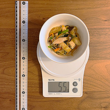 小鉢1杯分のきのこのチャプチェ