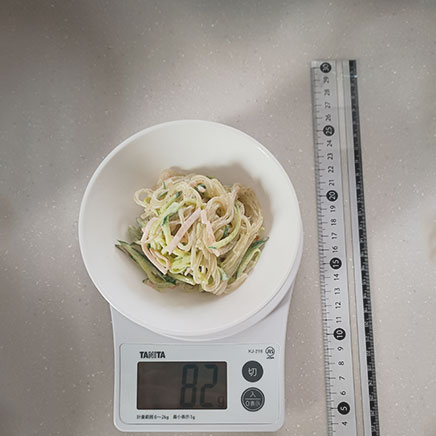 小鉢1杯分のきゅうりとハムと春雨のマヨサラダ
