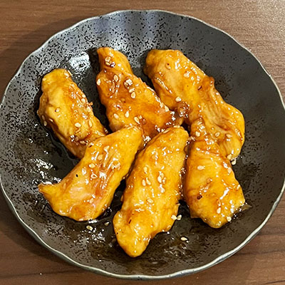 ささみの焼肉のたれ炒め