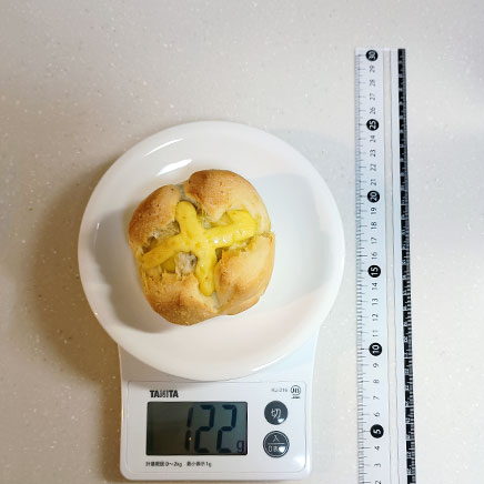 1個分のじゃがいもフランスパン