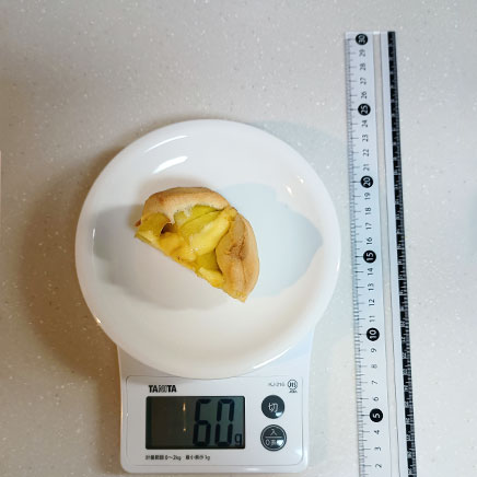 1/2個分のじゃがいもフランスパン