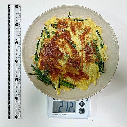 約17cm1枚分のじゃがいもチヂミ