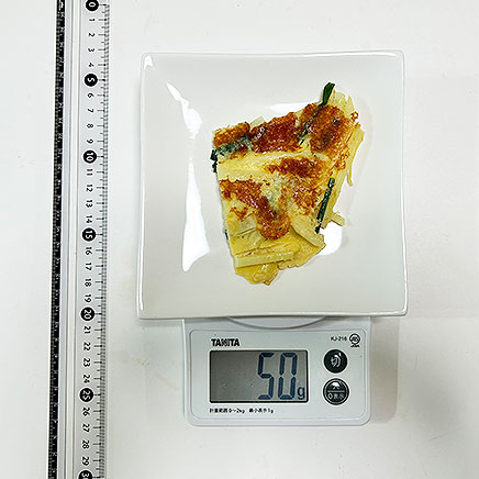 約17cm1/4枚分のじゃがいもチヂミ